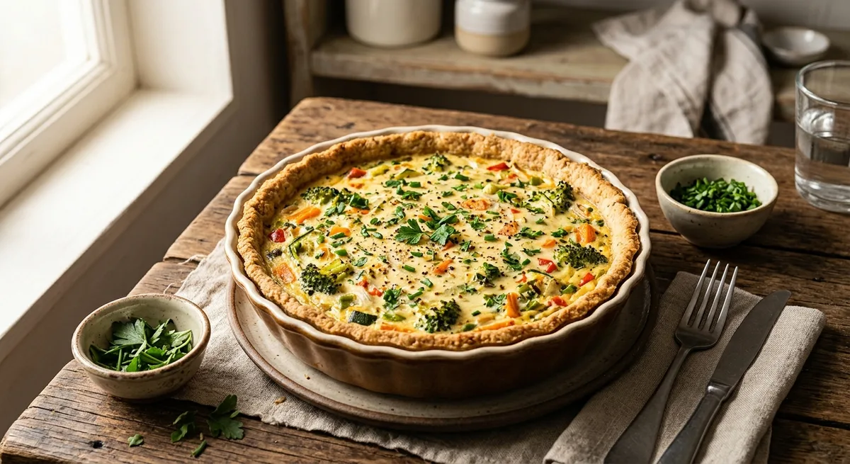 Quiche de Legumes Sem Glúten: Sabor e Saúde na Medida Certa