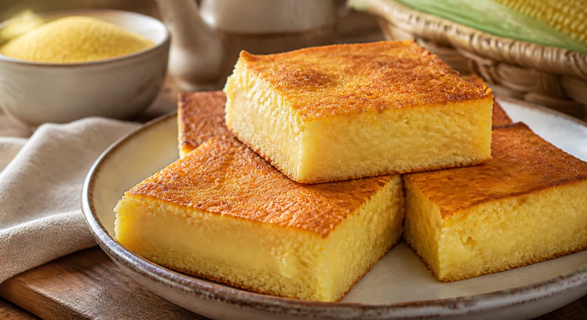 Bolo de Fuba Cremoso sem Lactose