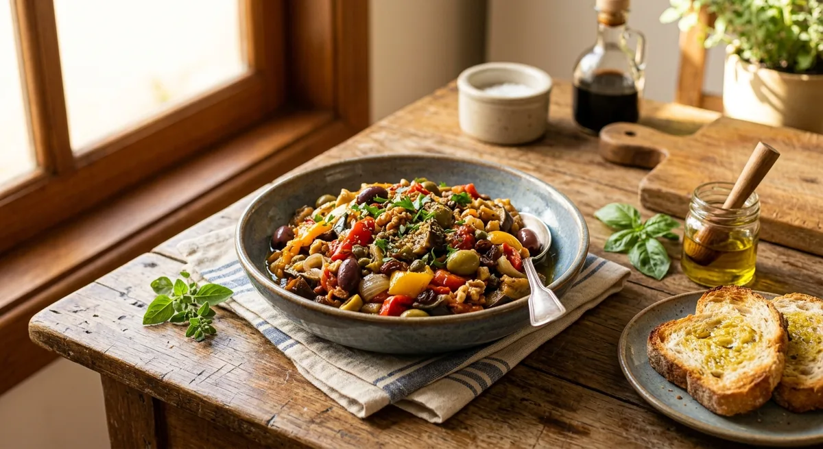 Caponata de Berinjela à Siciliana