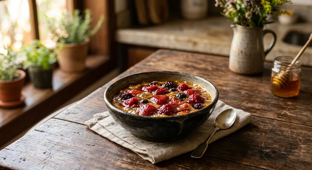Calda de Frutas Vermelhas e Mel