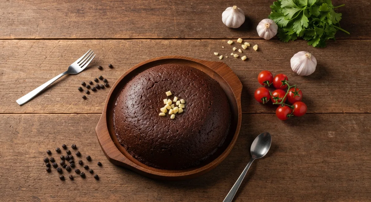 Bolo de Cacau com Noz-Pecã e Gengibre