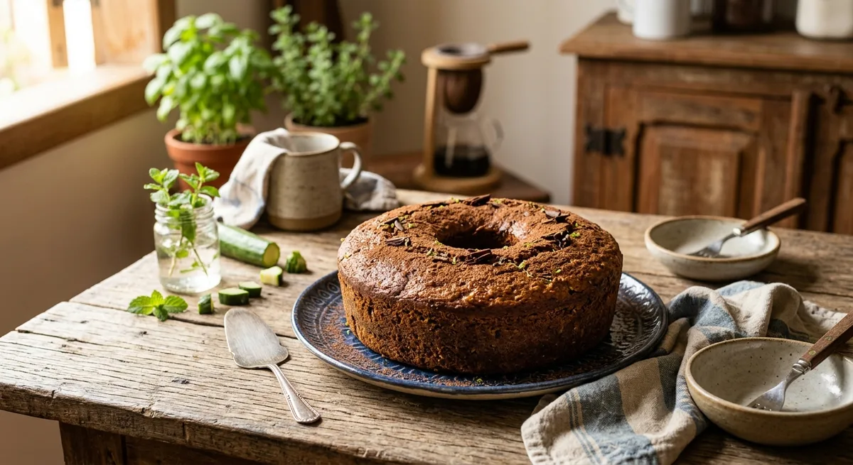 Bolo de Cacau e Abobrinha